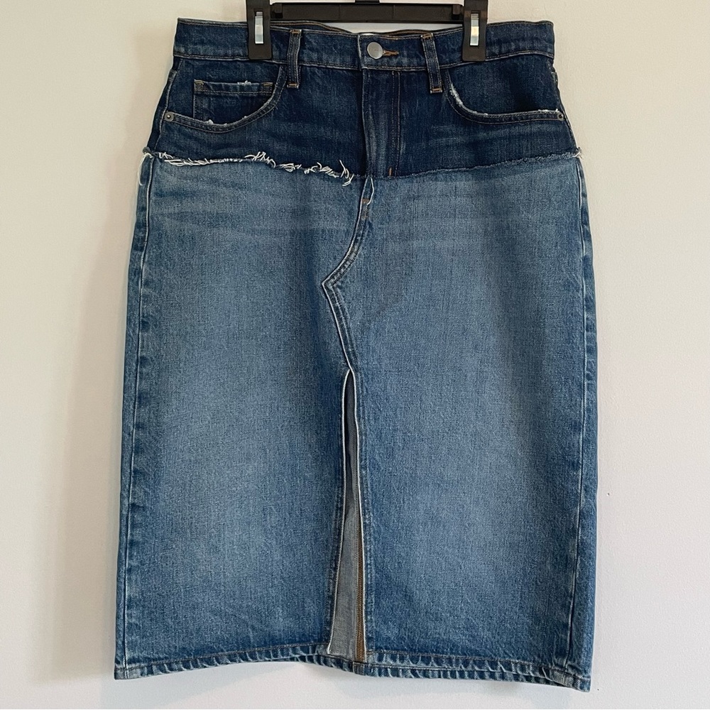 FRAME Denim MIDI Skirt